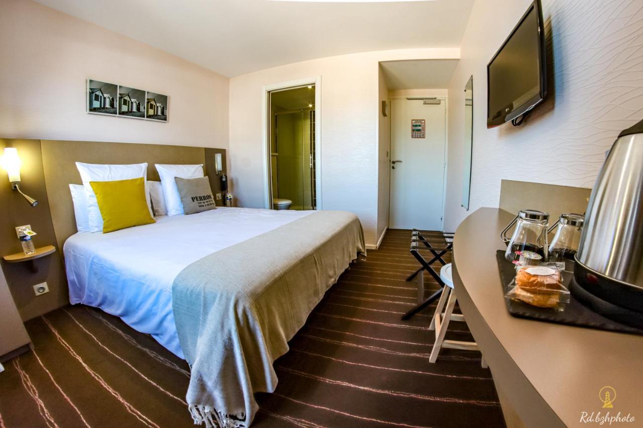 Logis Hotel Du Parc Perros-Guirec Kültér fotó