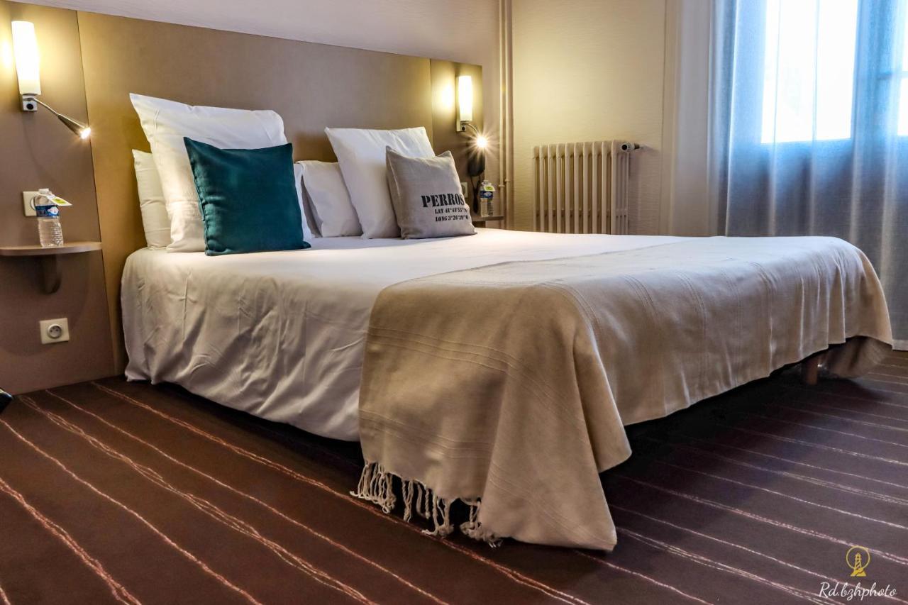 Logis Hotel Du Parc Perros-Guirec Kültér fotó